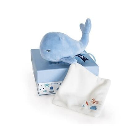 Doudou modrá velryba 15 cm