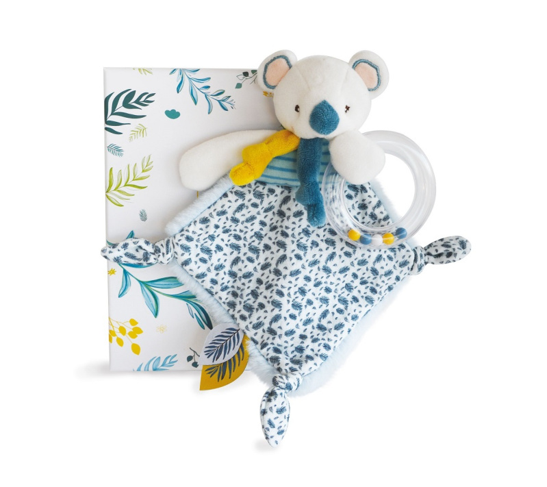 Doudou Dárková sada -  koala Yoca s chrastítkem 22 cm