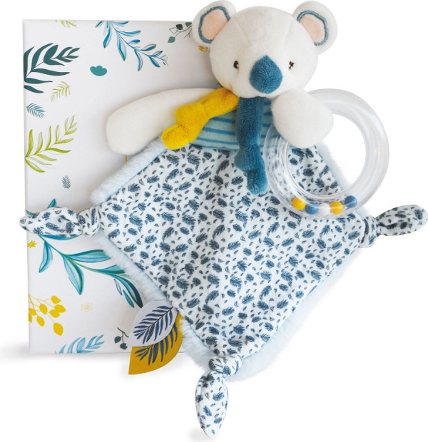 Doudou Dárková sada -  koala Yoca s chrastítkem 22 cm