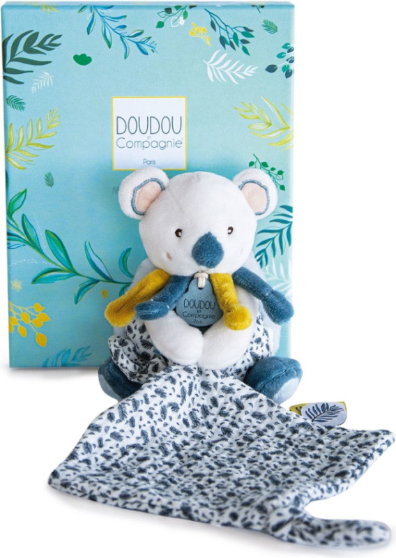 Doudou Dárková sada - plyšová koala Yoca a muchlánek
