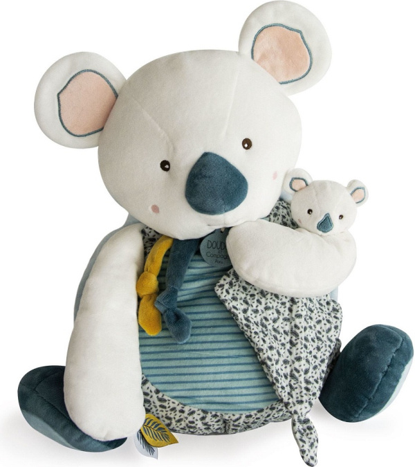 Doudou Koala Yoca s prostorem pro uložení pyžámka 40 cm