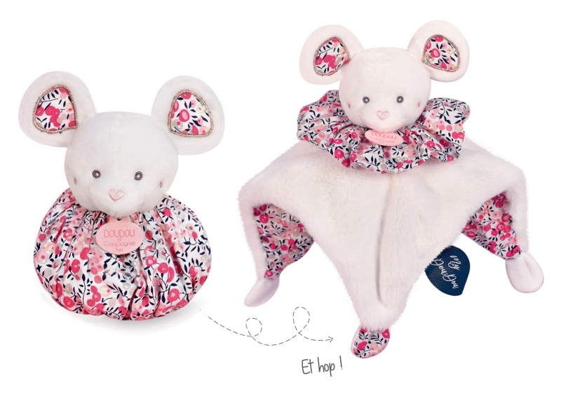 DouDou et Compagnie Paris Usínáček myška růžová 3v1