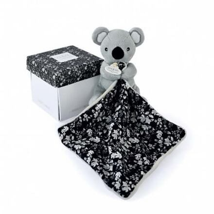 Doudou et Compagnie plyšová koala na maznanie Boh'aime sivá so vzorom 12 cm v darčekovom balení DC4015