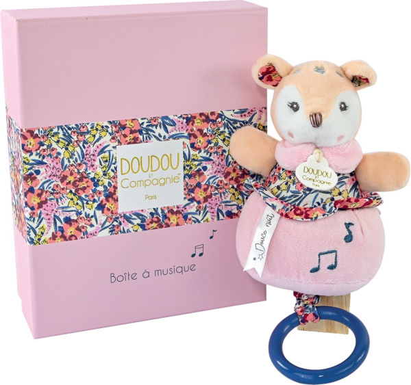 Doudou Plyšová srnka hrající melodii 20 cm