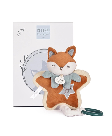 Doudou Dárková sada Plyšová liška Timo hrající melodii 16 cm