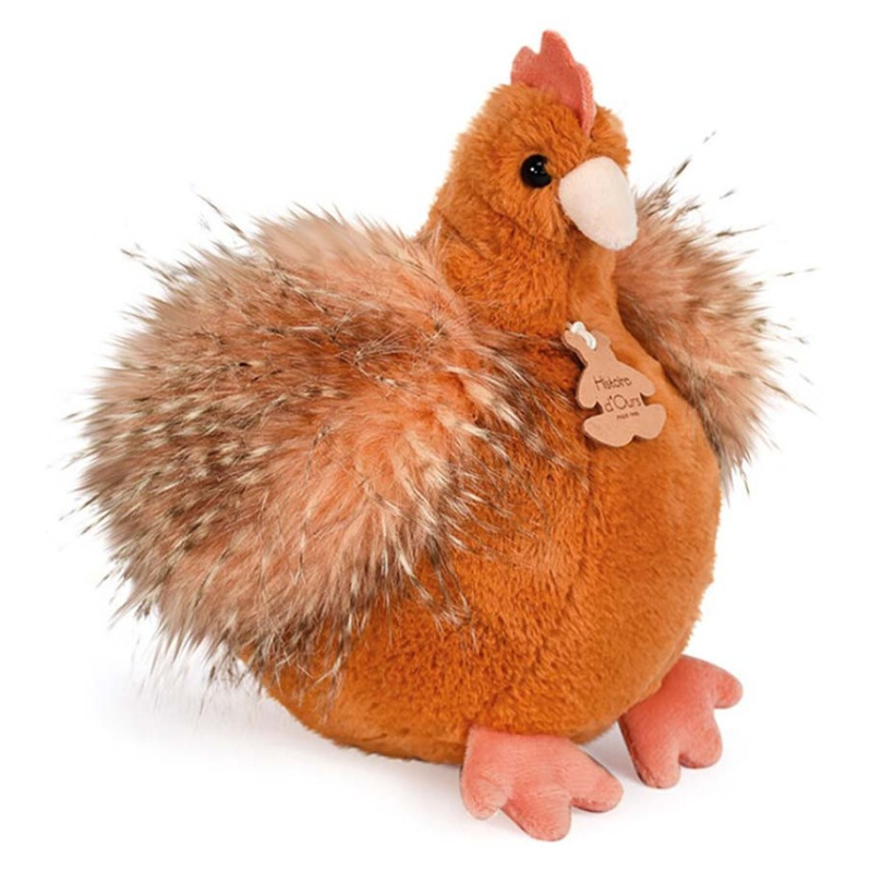 Doudou Histoire d´Ours slepička zrzavá 20 cm