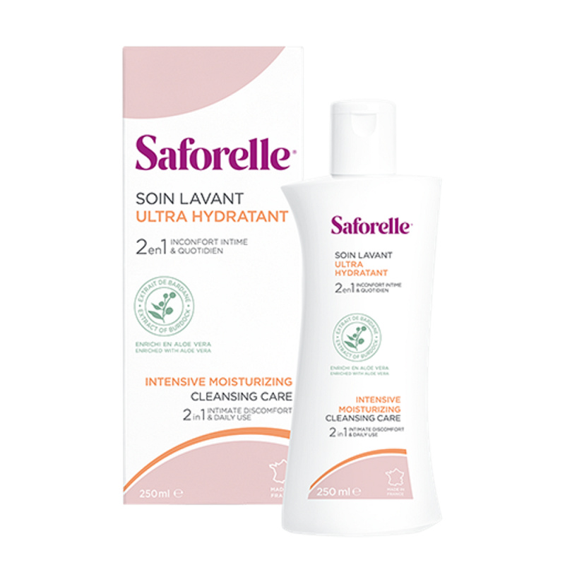 Saforelle Ultra Hydratační intenzivně hydratační gel na intimní hygienu 250 ml