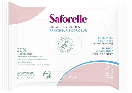 Saforelle Ubrousky pro intimní hygienu 10 ks