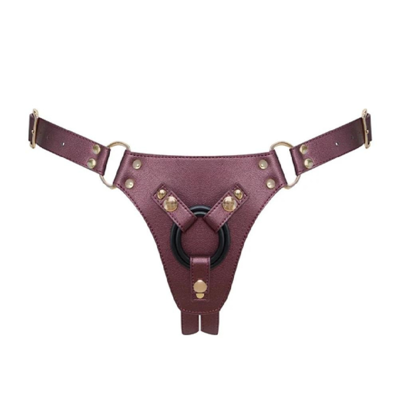 strap-on-me Simili generous postroj - vínový