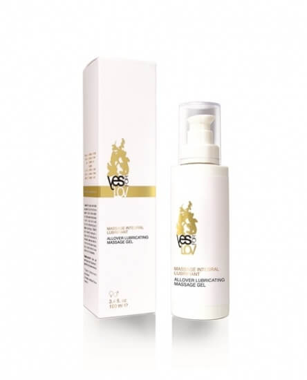 YESforLOV Masážní lubrikační gel ALLOVER