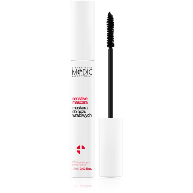 Pierre René Medic Laboratorium řasenka s keratinem pro citlivé oči odstín Black 12 ml