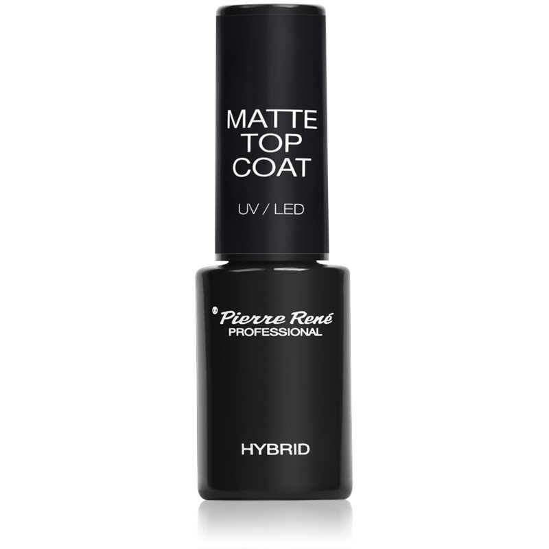 Pierre René Nails Hybrid vrchní gelový lak pro matný vzhled 6 ml