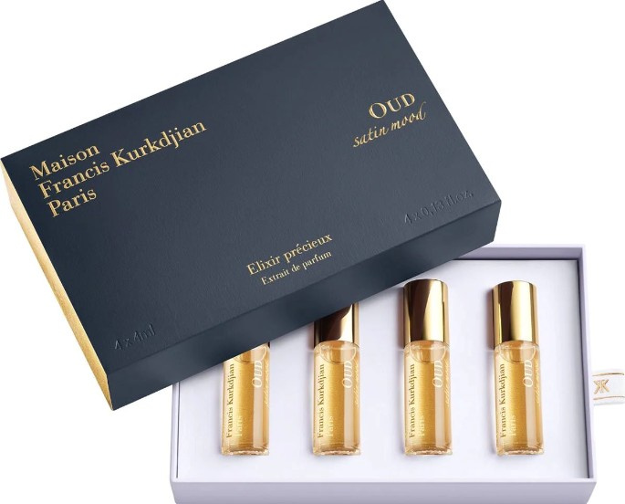 Maison Francis Kurkdjian Oud Satin Mood - parfémovaný extrakt 4 x 4 ml (roll-on)
