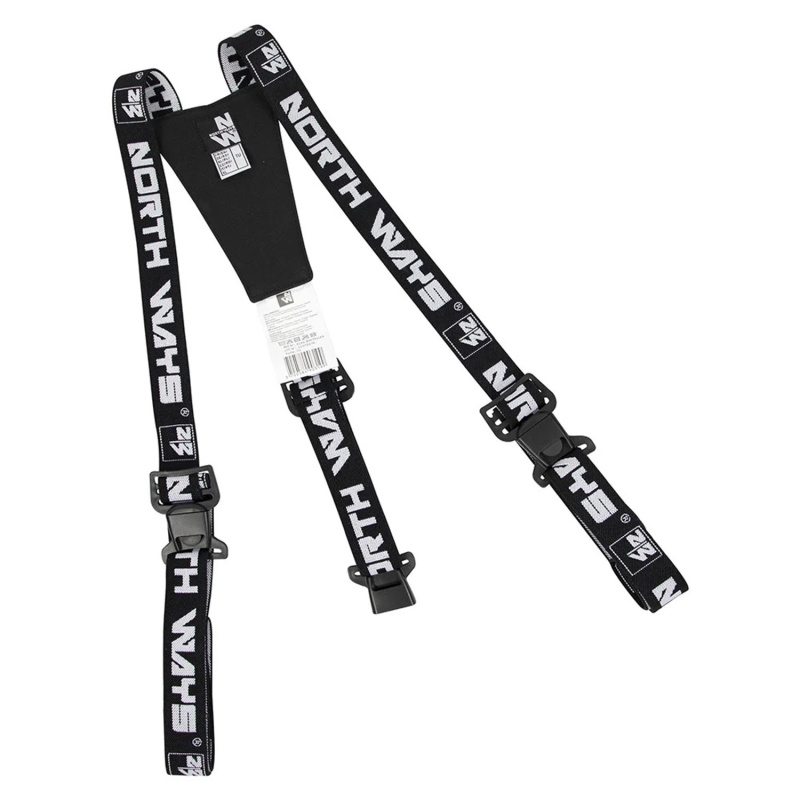 NINE WORTHS Kšandy BRETELLES černé one size