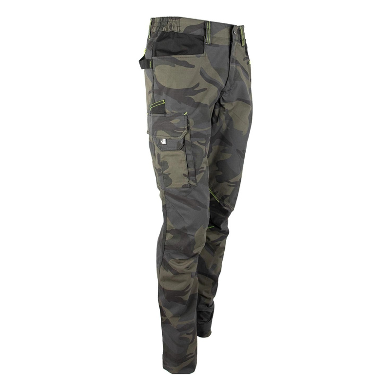 NINE WORTHS Pracovní kalhoty EDWARD Woodland 48