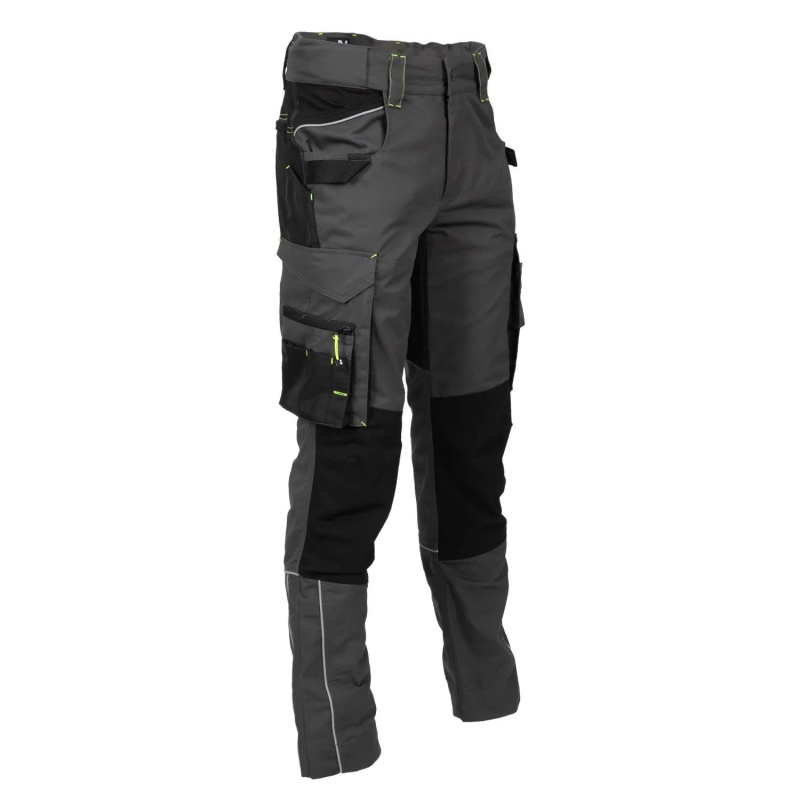 NINE WORTHS Pracovní kalhoty KERY šedé 50