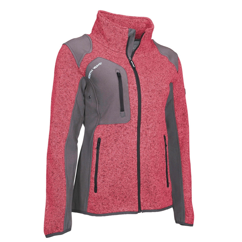 NINE WORTHS Dámská pracovní bunda LOUISE korálová 3XL