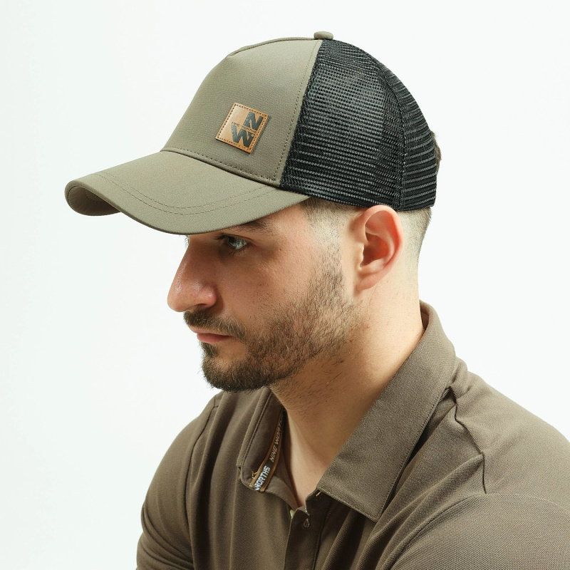 NINE WORTHS Pracovní kšiltovka MARCUS khaki onesize