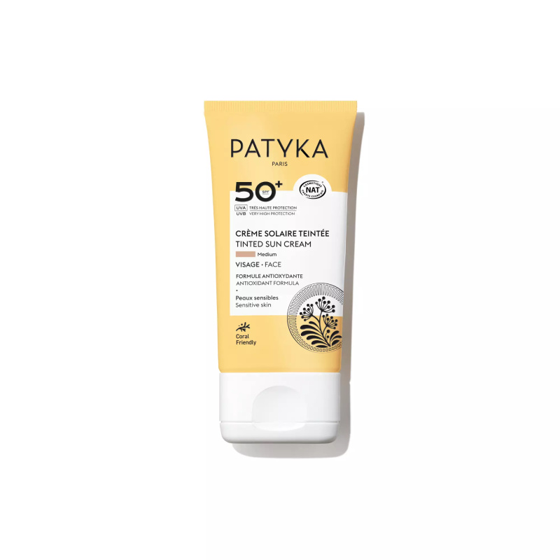 Patyka Tónovaný opalovací krém na obličej SPF50+ Tinted Face Sun 40 ml Medium