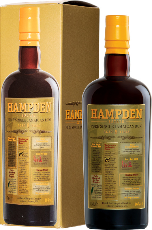 Hampden Estate 8YO 46% 0,7l (karton)