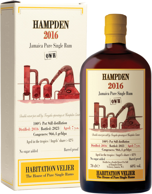 Habitation Velier Hampden 7 letý 2016 60% 0,7l