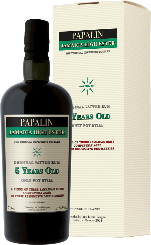 Papalin Jamaica High Ester Overproof 5 letý 57% 0,7l