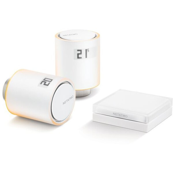 Chytré radiátorové hlavice Netatmo - Starter Pack