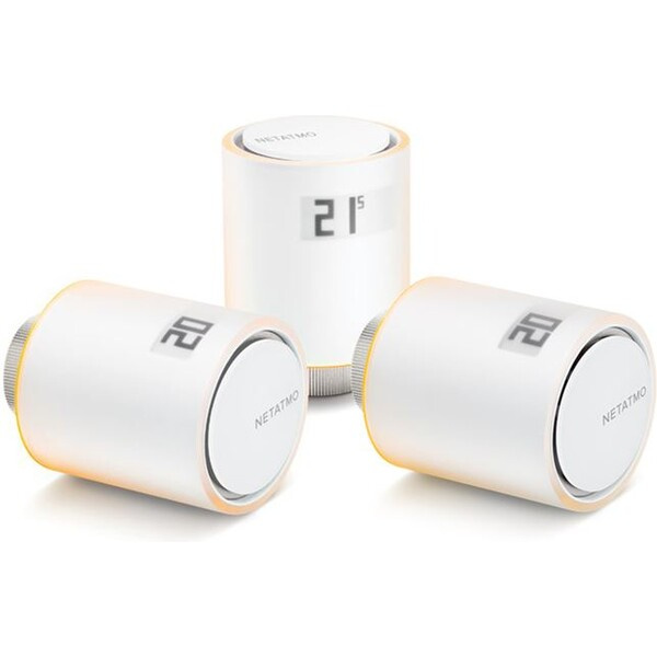 Netatmo 3 Single Valves NBU-NAV-EU Bílá