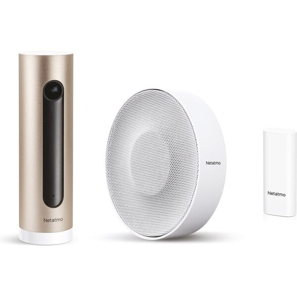Netatmo Smart Indoor Camera + Siren + Sensors
