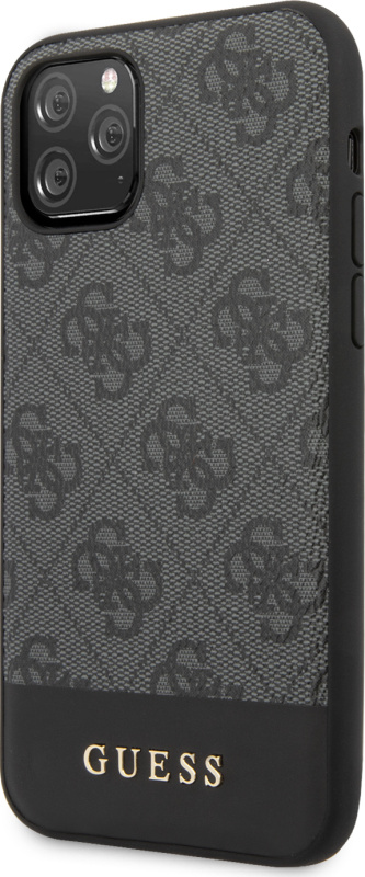Guess Ochranný kryt na iPhone 11 - Guess, 4G Stripe Gray