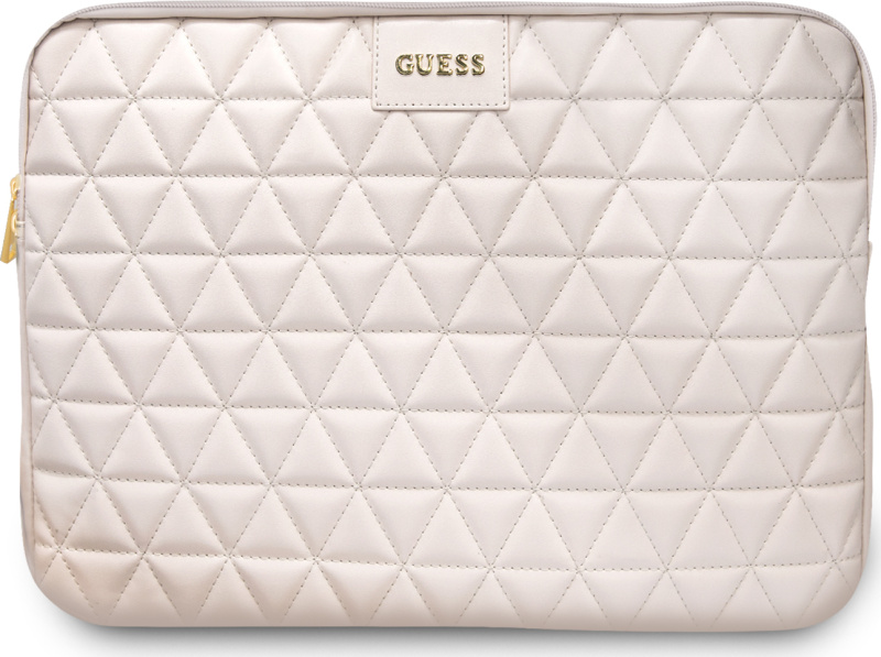 Guess Quilted pouzdro pro 13" notebook růžové