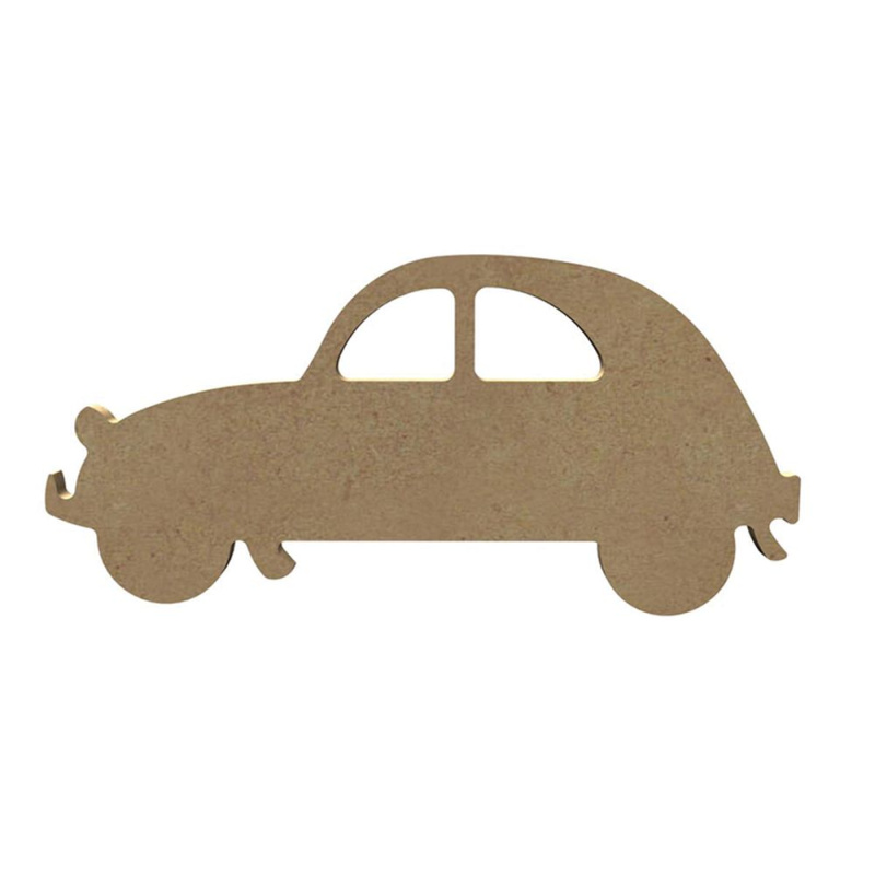 Gomille Dřevěný výřez k dekoraci Gomille, 15 cm - Auto