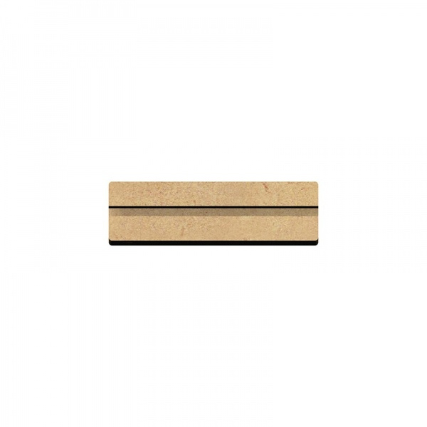 Stojánek na dřevěné dekorace Gomille, 12 x 3,5 cm – krátký Aladine