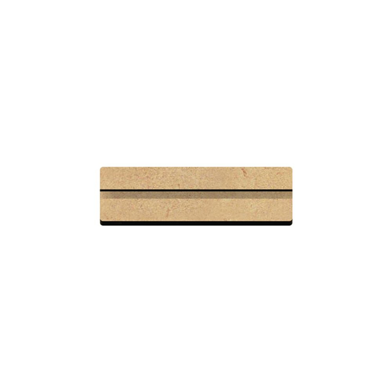 Stojánek na dřevěné dekorace Gomille, 12 x 3,5 cm – krátký Aladine