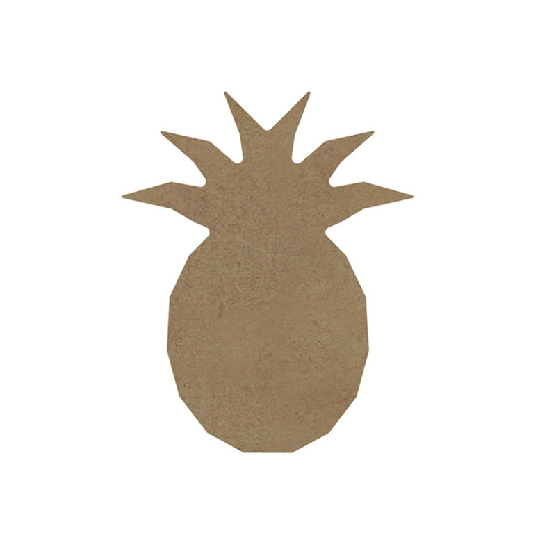 Dřevěný výřez k dekoraci Gomille, 15 cm – ananas Aladine