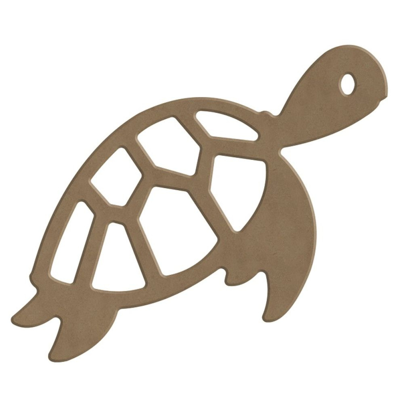 Gomille Dřevěný výřez k dekoraci Gomille, 16 cm - Želva