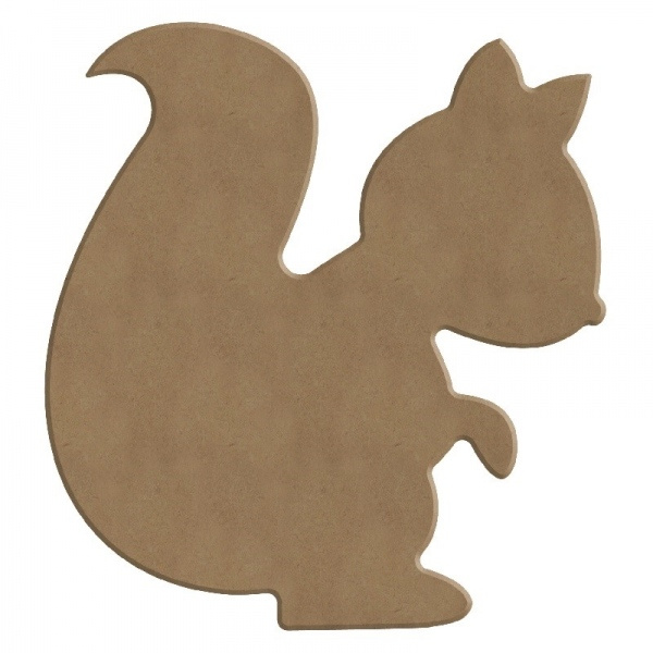 Gomille Dřevěný výřez k dekoraci Gomille, 12x13 cm - Veverka