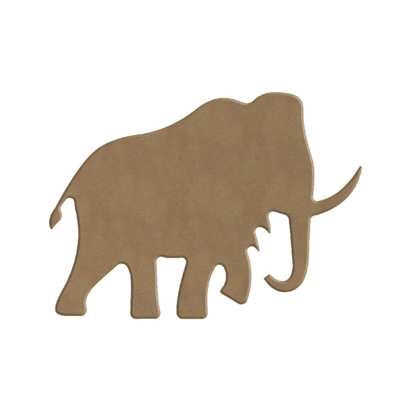 Gomille Dřevěný výřez k dekoraci Gomille, 15x11 cm - Mamut