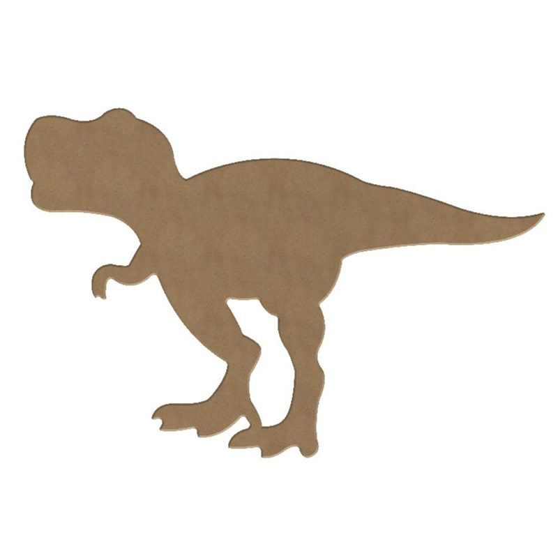 Dřevěný výřez k dekoraci Gomille, 29 x 19 cm – tyranosaurus velký Aladine