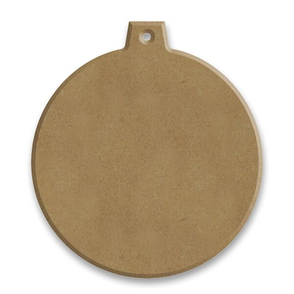 Dřevěný výřez Aladine Gomille Vánoční baňka Aladine