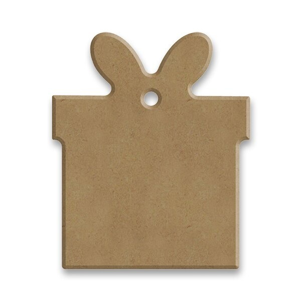 Gomille Dřevěný výřez k dekoraci Gomille, závěsný, 6x7 cm - Dárek