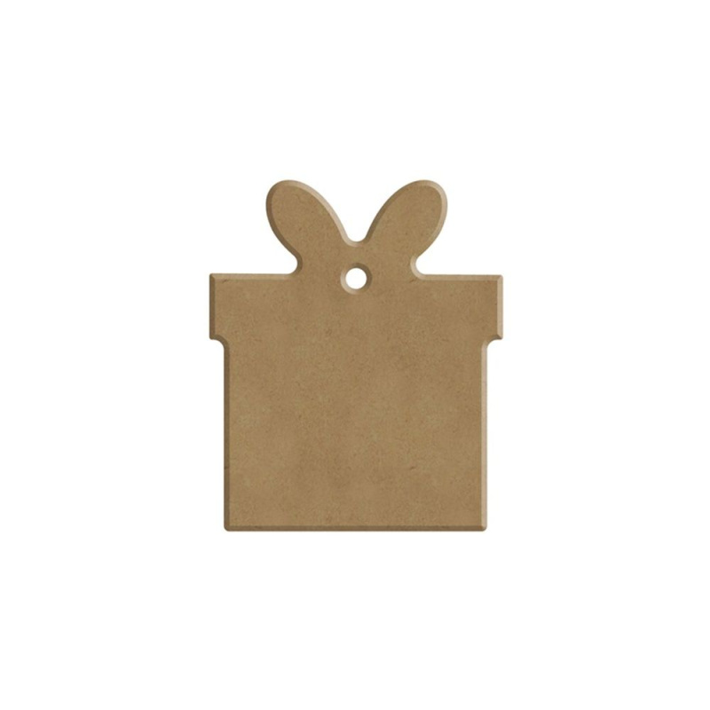 Gomille Dřevěný výřez k dekoraci Gomille, závěsný, 6x7 cm - Dárek