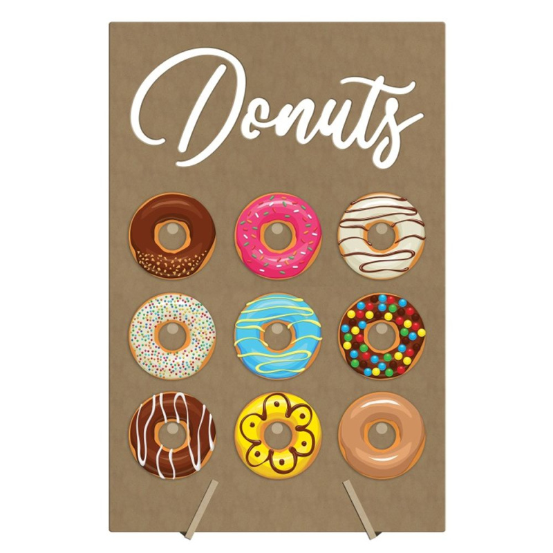Gomille Dřevěný výřez k dekoraci Gomille, 32x45 cm - Stojan na donuty