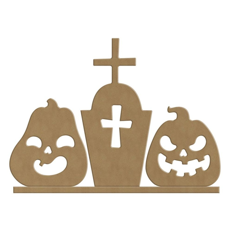 Dřevěný svícen k dekoraci Gomille - Hřbitov Aladine