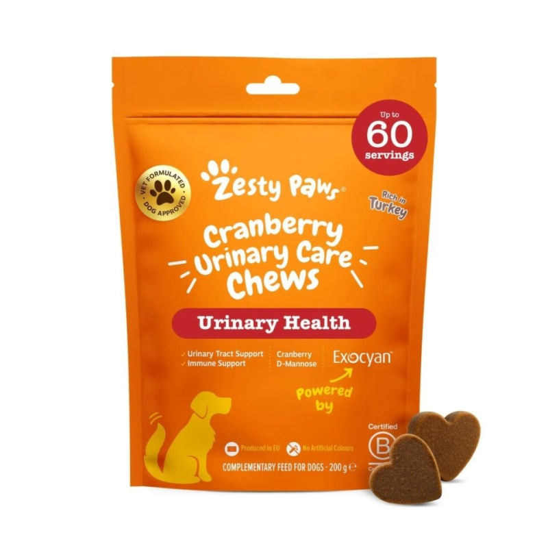 Zesty Paws Cranberry Urinary Care Chews 60ks