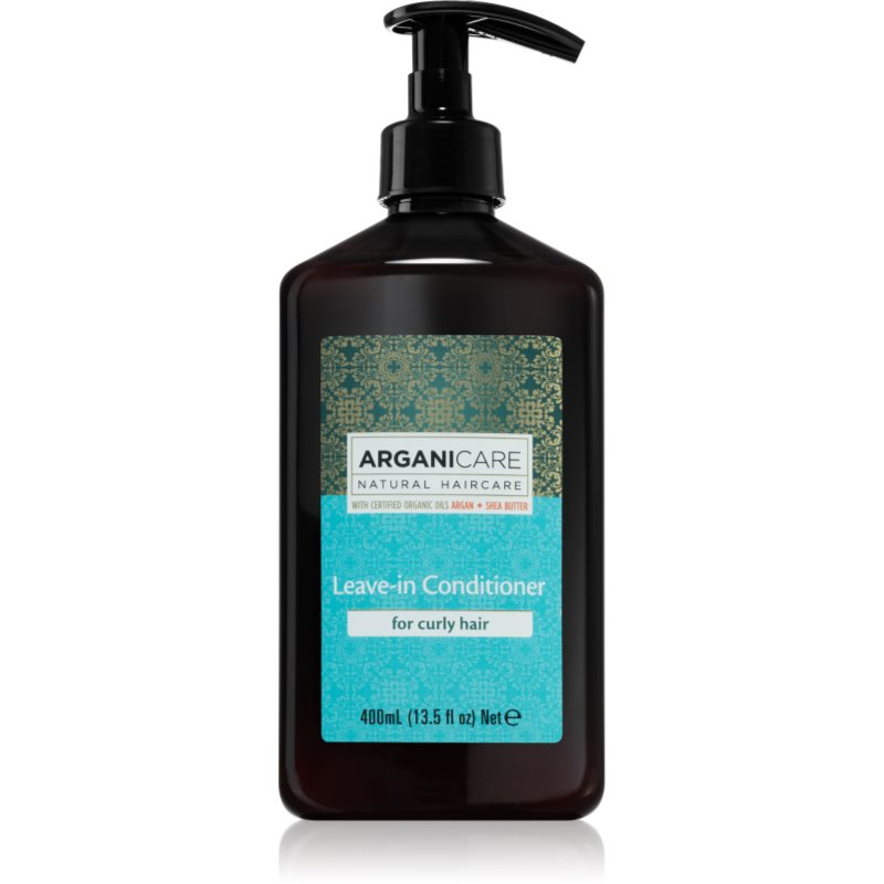 Arganicare Argan Oil & Shea Butter Leave-In Conditioner bezoplachový kondicionér pro kudrnaté vlasy 400 ml