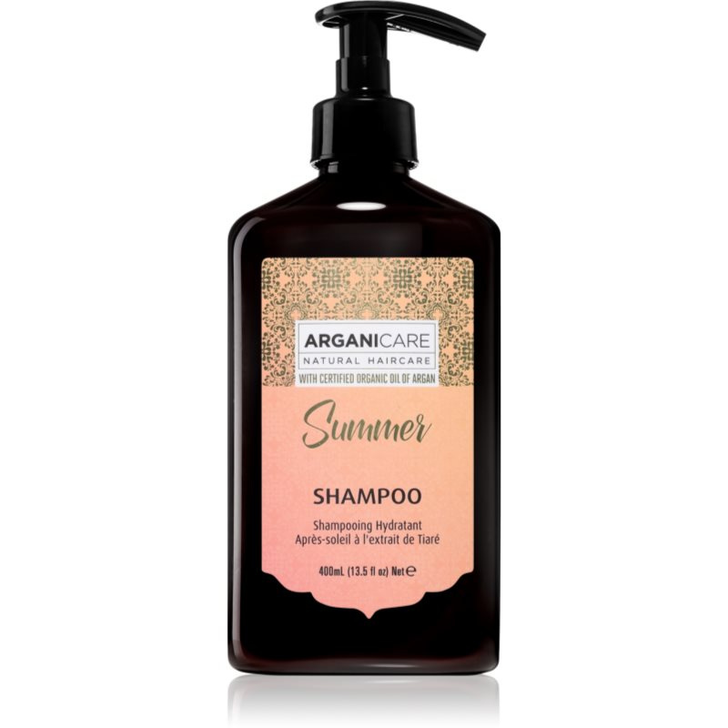 Arganicare Summer Shampoo šampon pro vlasy namáhané sluncem 400 ml