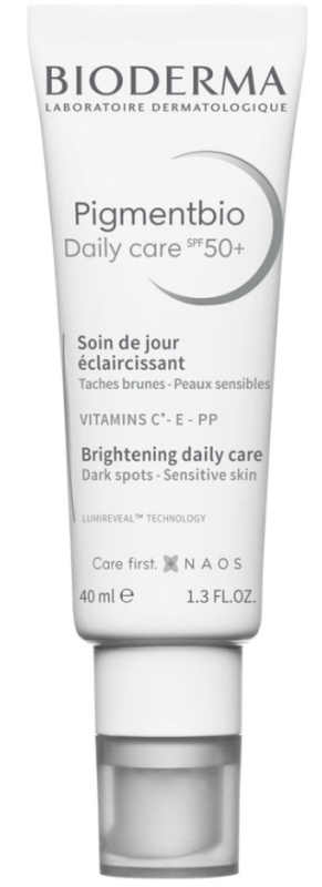 Bioderma Pigmentbio Daily Care SPF 50+ zesvětlující krém na pigmentové skvrny SPF 50+ 40 ml