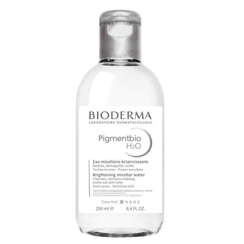 Bioderma Pigmentbio H2O jemná čisticí micelární voda proti tmavým skvrnám 250 ml