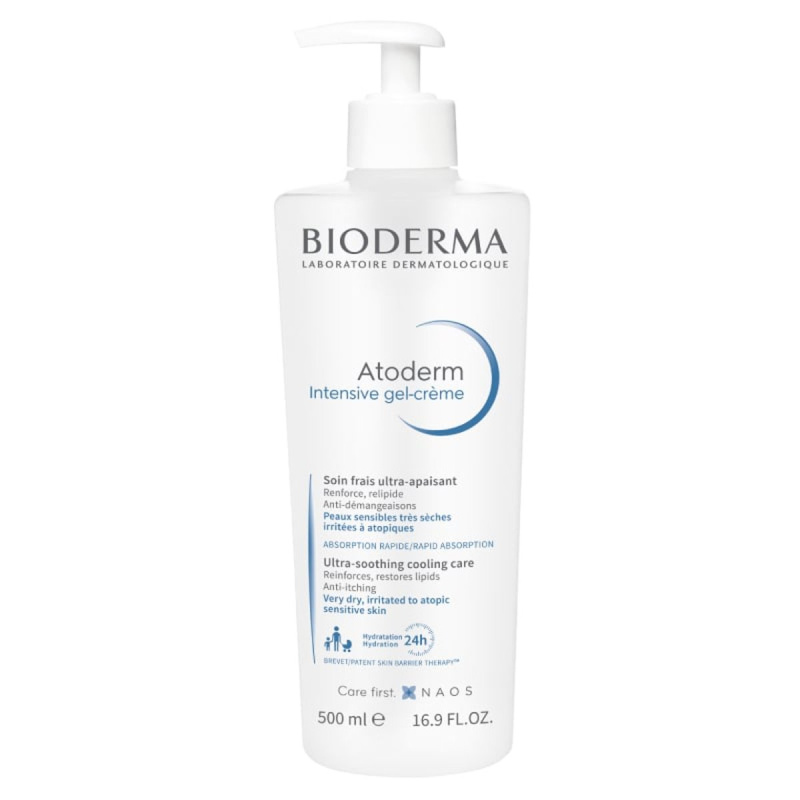 Bioderma Atoderm Intensive Gel-Cream zklidňující péče pro velmi suchou citlivou a atopickou pokožku 500 ml